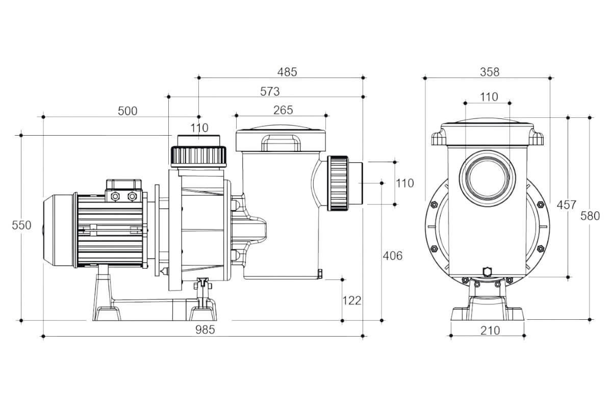     783/ Gemas FLOODER =10 3,3 400 (0111FLO45)